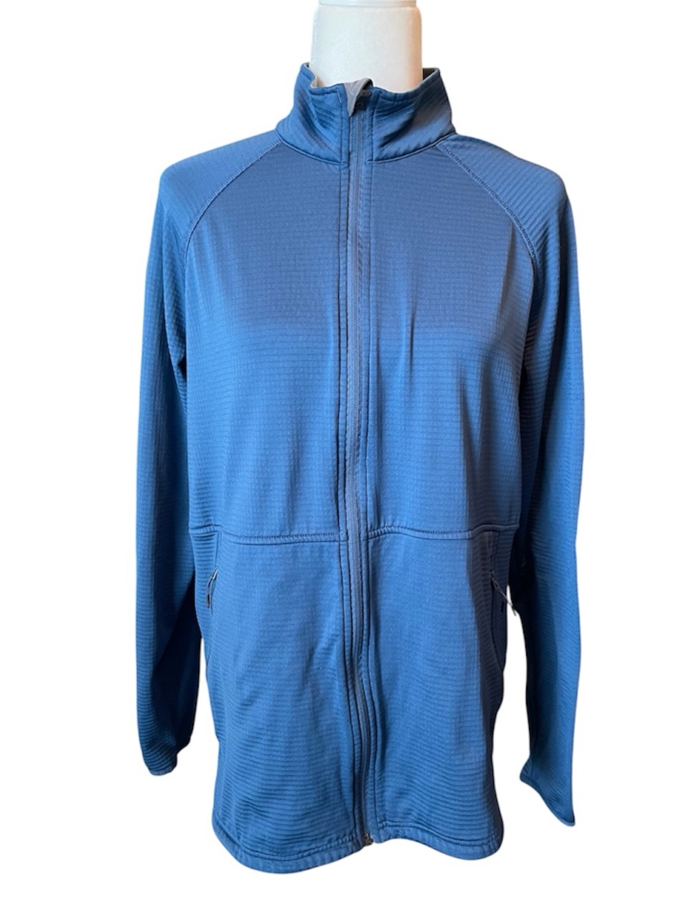 5.11 Tactical Blue Grid Fleece Full-Zip Active Jacket Men's Size Medium